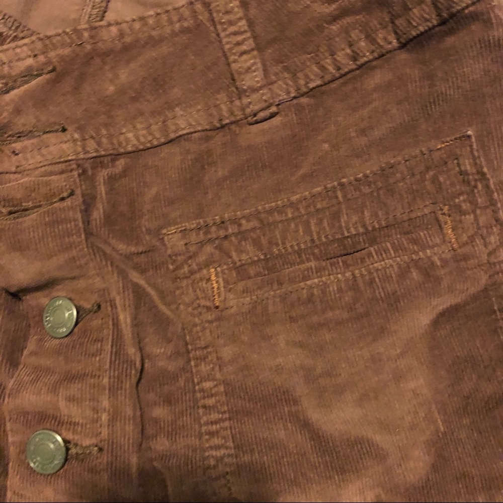 NWT! Free People corduroy Joanie cord brown mini skirt - Picture 8 of 9